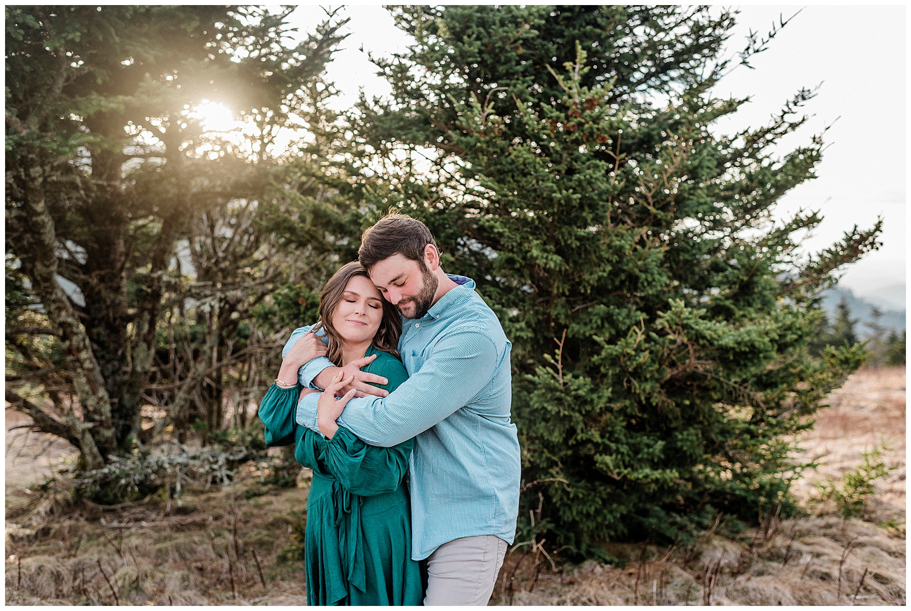 mountain engagement photo session