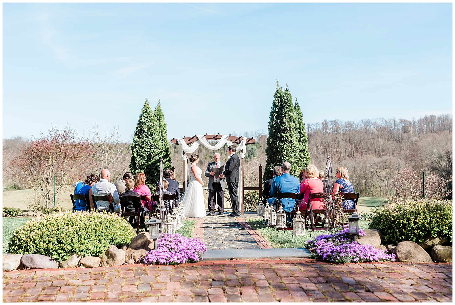 intimate wedding photography bride and groom at storybrook farm