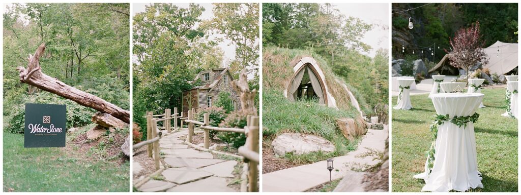 treehouse and hobbit house waterstone venue in Tennessee