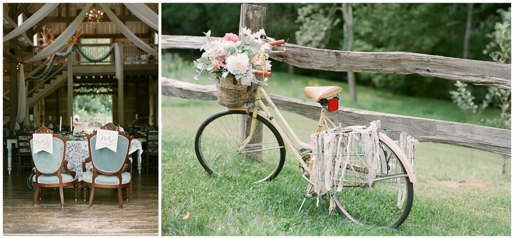 bicycle and barn 